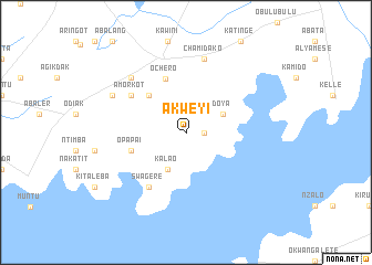 map of Akweyi
