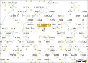 map of Alabata