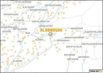 map of Al ‘Abbāsah