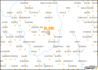 map of Alabi