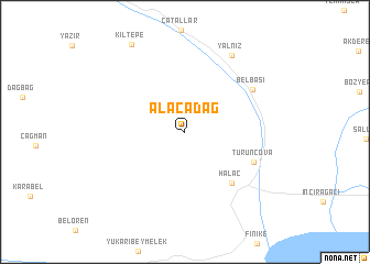 map of Alacadağ