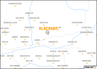 map of Alacahan