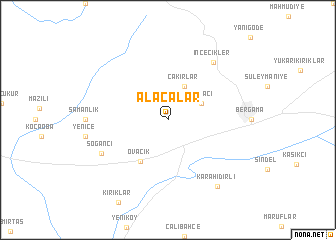 map of Alacalar