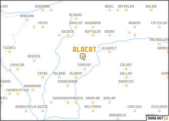 map of Alaçat