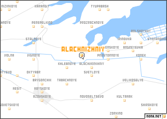 map of Alach Nizhniy