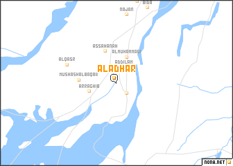 map of Al ‘Adhār