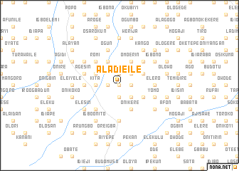 map of Aladie Ile