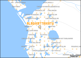 map of Aladikattaikatu