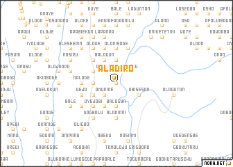 map of Aladiro