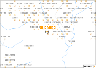 map of Aladura