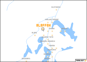 map of Al ‘Affah