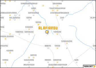 map of Alafiarou