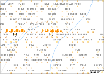 map of Alagbede