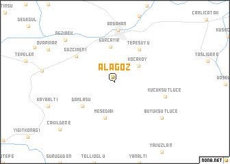 map of Alagöz