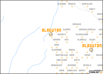 map of Alagutan