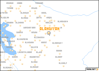 map of Al Ahdīyah