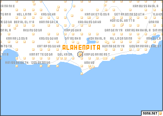 map of Alahenpita