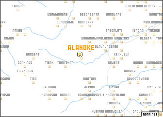 map of Alahoke