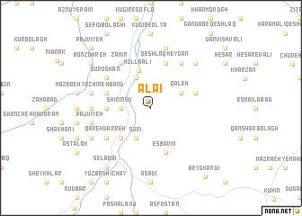 map of A‘lā\