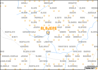 map of Alajere