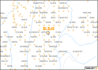 map of Alaje