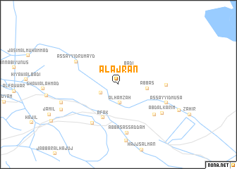 map of Al ‘Ajrān