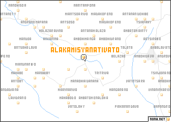 map of Alakamisy Anativato