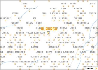 map of Alakasu