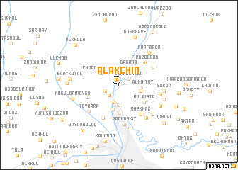 map of Alakchin