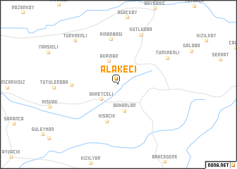 map of Alakeçi
