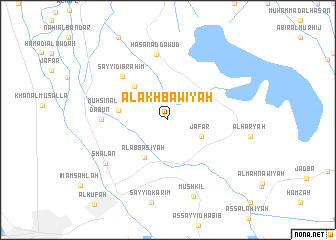 map of Al Akhbāwīyah