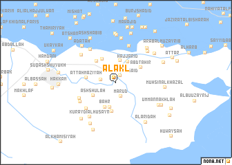 map of Āl ‘Akl