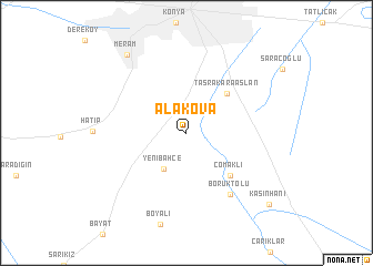 map of Alakova