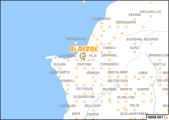 map of Al ‘Akrak