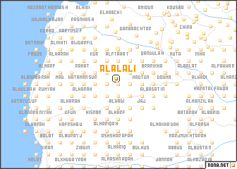 map of Al ‘Alālī