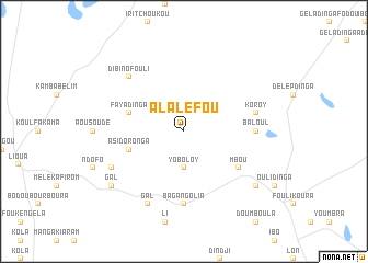 map of Alaléfou