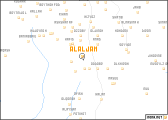 map of Al Aljām