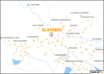 map of ‘Alamābād