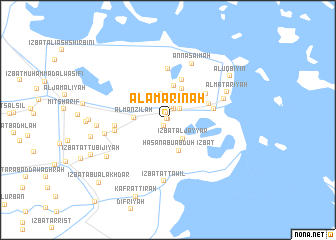 map of Al ‘Amārinah