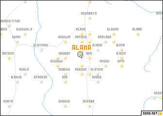 map of Alama