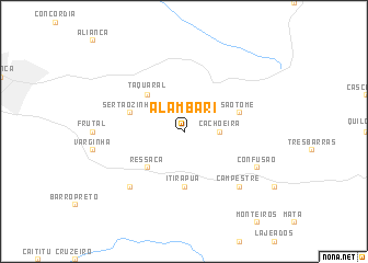 map of Alambari