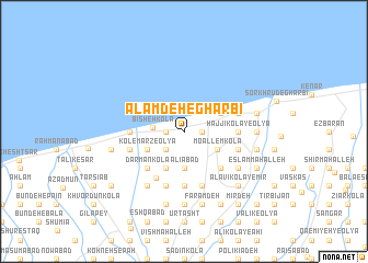 map of ‘Alamdeh-e Gharbī