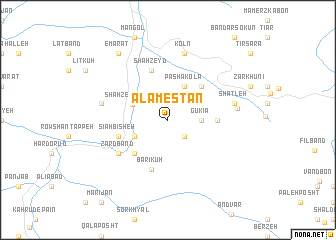 map of Alamestān