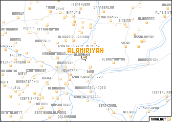 map of Al ‘Āmirīyah