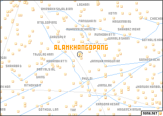 map of Ālam Khān Gopāng