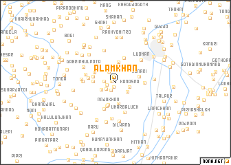 map of Ālam Khān