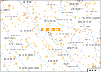 map of Ālam Khān