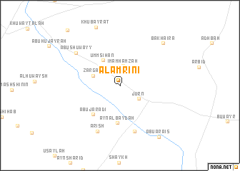 map of Al Amrīnī