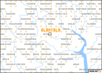 map of Ālamtala