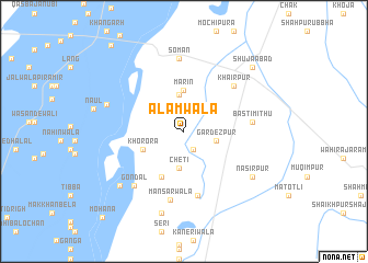 map of Alamwāla